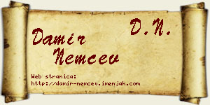 Damir Nemčev vizit kartica